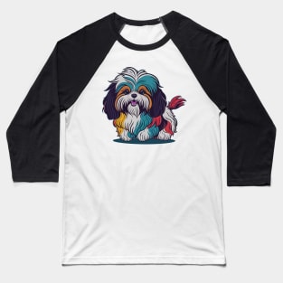 Havanese Portrait Baseball T-Shirt